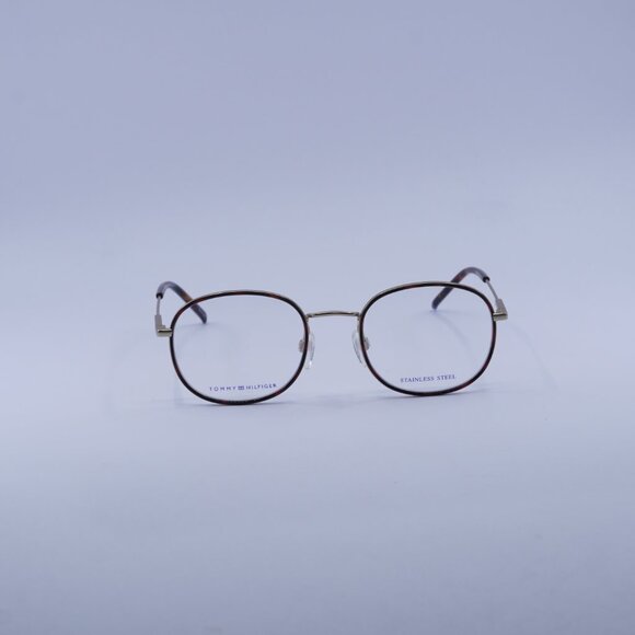 Tommy Hilfiger TH 1726 0AOZ 00 Eyeglasses Gold 50mm Round Frame - Picture 3 of 11